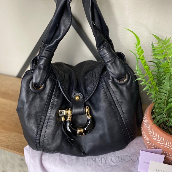 SOLD Jimmy Choo Simone Satchel Shoulder Bag - Picture 4 of 16